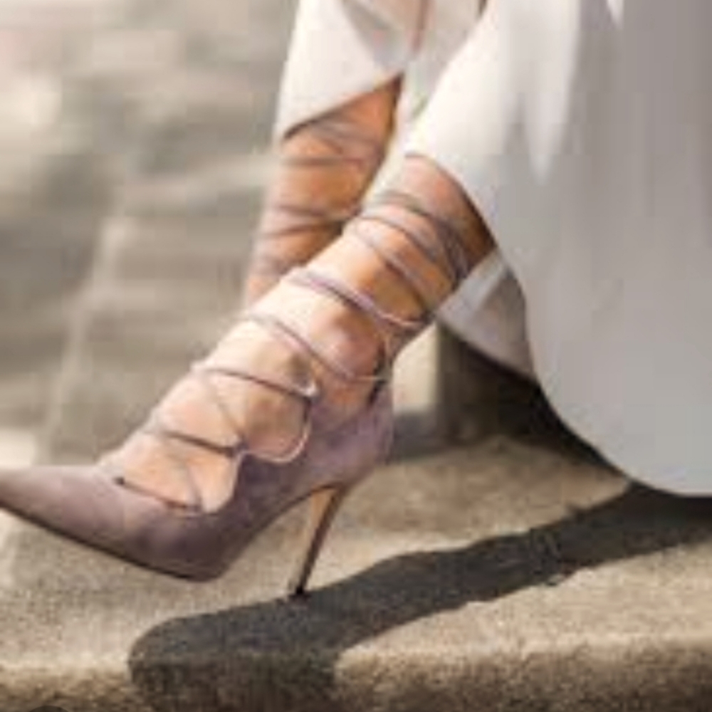 Vince Camuto Lace-Up Heels